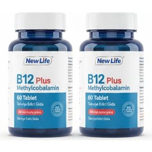 New Life B12 Plus Methylcobalamin 60 Tablet 2’li Set