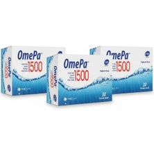 Omepa 1500 Balık Yağı 30 Yumuşak Kapsül 3’lü Set