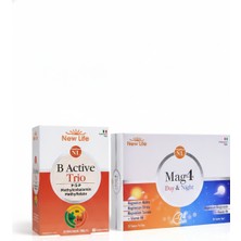 New Life B Active Trio 30 Tablet ve New Life Mag 4 Day 30 Tablet & Night 30 Tablet 2’li Set