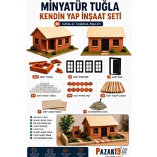 Pazar 19 By Hitit Minyatür Tuğla Kendin Yap İnşaat Seti 733 Parça Tuğla Malzeme ile Orta Zorluk Seviyesinde
