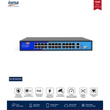 Ioma 24 Port 10/100/1000 Poe Swıtch