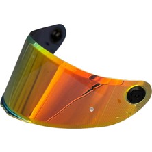 Scharf mt Helmet mt V14B Uyumlu Kask Camı Vizörü - Redgold (Kırmızı-Altın Iridyum) | Revenge 2 S, Thunder 4 Sv, Breaker Sv, Stinger 2 Uyumlu (V14 ile Farklı!)