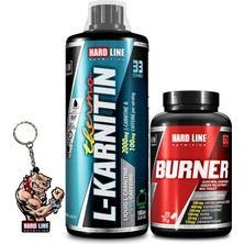 Hardline Nutrition Hardline Thermo L-Karnitin Yeşil Elma + Burner Kombinasyonu 1000 ml İçerik Bilgisi ile Türkiye Menşeli