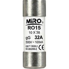 Miro RO15 500V 32A 10X38 Porselen Sigorta – 20'li Paket