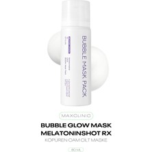 Maxclinic Melatonin Içeren Nemlendirici Glow Köpük Maske Melatonin Shot Glow Bubble Mask Pack Rx