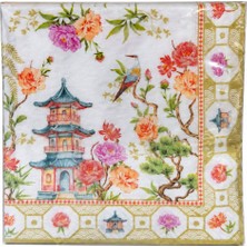 Easy Life Collection's Jardins D'orient 20'li Kağıt Peçete - 33 × 33 cm