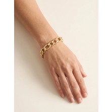 Appshira 14 K Gold Zincir Taşlı Bileklik