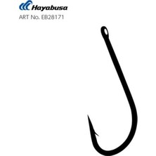 Hayabusa Hosn 561 Delikli Uzun Pala Olta Iğnesi Black Nikel
