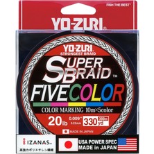 Yozuri Super Braid 5 Color Ip Misina