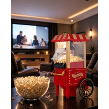 5 Dakikada Popcorn Hazırlayan Yağsız Patlatma Makinesi