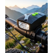 LED Bisiklet Ön Lambası Su Geçirmez 200 Lümen
