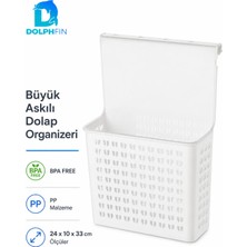 Marvielle Kapak Arkası Dolap Organizeri 24X10X33 cm - Banyo Düzenleyici