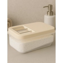 Marvielle 5 Lt Kayar Kapaklı Deterjan Saklama Kabı - Banyo Düzenleyici