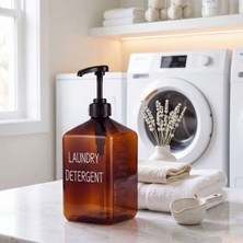 Marvielle Cam 1200 ml Deterjan Kutusu, Çamaşır Odası ve - Banyo Düzenleyici
