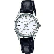 Casio Casıo LTP-V005L-7B2 Siyah Deri Kordon Gümüş Renk Kadın Kol Saati
