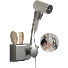 Marvielle Ayarlanabilir Eller Serbest Saç Kurutma Makinesi Tutucu Banyo Organizeri - Banyo Düzenleyici