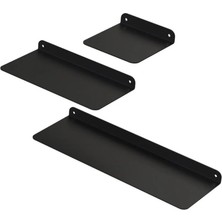 Marvielle 3 Lü Metal Raf Set Sabunluk - Banyo Düzenleyici