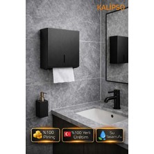 Marvielle Kağıt Havlu Dispenseri Siyah Kağıt Verici - Banyo Düzenleyici