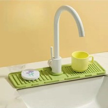 Marvielle Mutfak Banyo Lavabo Kenarı Silikon Mat Gri - Banyo Düzenleyici