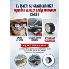 Marvielle 3'lü Set Su Saati Kartlı- 5 Yıldır Satılan -Normal Sayaç Kış Kar (Dona) Kar - Banyo Düzenleyici