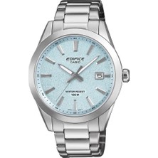 Casio Edifice EFV-160D-2BVDF Quartz Çelik Gri Turkuaz Kadran 10 Atm 40 mm Erkek Kol Saati