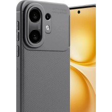 Vivo X200 Fe Auto Focus Karbon Kapak -Gri