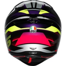 Agv K1 S Fastlap Black Purple Pink Kapalı Kask ( Balaklava Hediyeli)