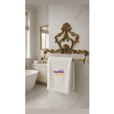 Marvielle Pirinç Döküm Banyo Havluluğu Evdekorasyonu 30X22 cm Hediyekuyusu Hediyelike - Banyo Düzenleyici