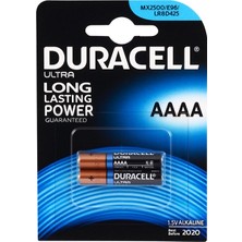 Duracell LR8D425 İncenin İncesi AAAA 1.5V Alkalin 2'li Pil