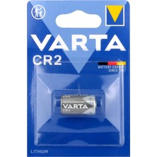 Varta 3V Lityum CR2 Photo Pil 9 V Kapasite ile Şarj Edilebilir Yüksek Performanslı Elektronik Cihazlar İçin