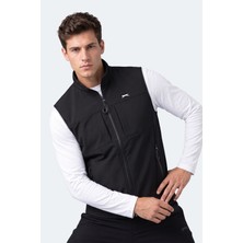 Slazenger Cruıser I Erkek Softshell Siyah Yelek