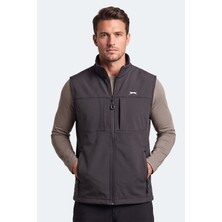 Slazenger Corven Erkek Softshell Koyu Gri Yelek