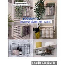 Marvielle Kancalı Havluluk Banyo Mutfak Düzenleyici Dekoratif Havlupan Askılığı - Banyo Düzenleyici