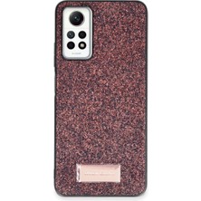 Royaleks Onegif Xiaomi Redmi Note 12 Pro 4g Bright Simli Kapak - Derin Mor