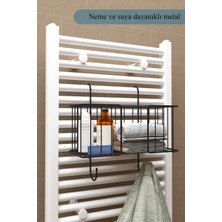 Marvielle Asılabilir Havlupan Düzenleyici Havluluk Banyo Kurutma Sepeti Askısı - Banyo Düzenleyici