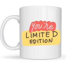 Ulu Pazarlama You’re Limited Edition "sen Eşsizsin" Yazılı Porselen Kupa Model 152 – Motivasyon Temalı, Özel Tasarım Kahve & Çay Kupası
