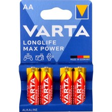 Varta 4706 Longlife Max Power AA Kalem Pil 4lü