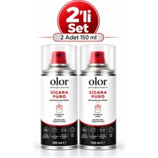 Olor Koku Sigara Puro Kötü Koku Giderici Sprey 2'li 150 ml | Oda, Araç ve Ortam Kokusu Giderici