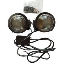 Carup Dekoratif LED Göz Kırpar Lens Şeytan Gözü 33 Modlu Kumandalı 12-36V7Y