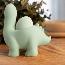 Ulu Pazarlama 3D Baskı Dinozor Yumurtalık - Sevimli Eggosaurus Yumurta Tutucu-Mint