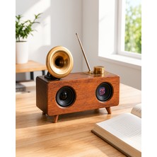 Nostaljik Ahşap Tasarılı Bluetooth Radyo UUCZB6SPEKAERR4-1-1
