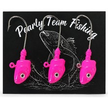 Pearly Team Fishing - Jıg Head ( 3gr ) 1/0 Iğne Pembe