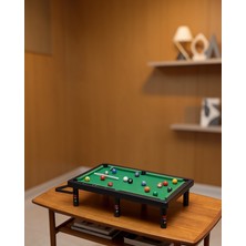 Çocuklar Için Masaüstü Bilardo Seti Mini Snooker Oyunu