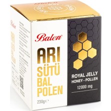 Badelya Balen Arı Sütü Bal Polen Süper Doz (12000 Mg) 230 gr