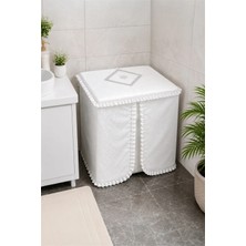 Marvielle Lüks Çamaşır Makinası Örtüsü, Standart Ebat - Banyo Düzenleyici