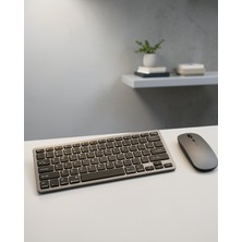 Kaliteyi Bul Kablosuz Bluetooth Klavye Mouse Seti Kompakt 2.4g Uyumlu