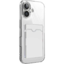 Iphone 17 Kart Şeffaf Silikon - Şeffaf