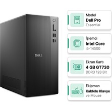 Dell Pro Essential QVT1260 Intel Core I5-14500 32GB 1tb SSD 4 GB GT730 Freedos Masaüstü Pc BTO005B_QVT1260_U 014