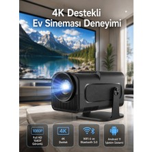 Belirtilmemiş 4K Android Smart Wi-Fi Çift Kollu Projeksiyon Game Box Kumandalı Taşınabilir Yeni Nesil
