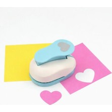 İğne İzi Kalp Şekilli Kâğıt Delgeç Craft Punch – Şekilli Delgeç - Shapes Size 1.5 – Şekil Boyutu 3.5X3CM - Scrapbook, Hobi ve Dekorasyon -